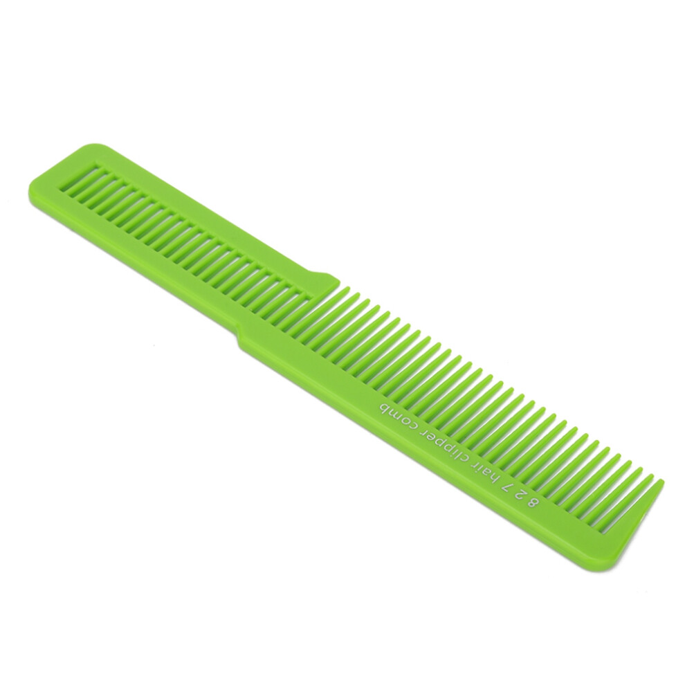 Unisex Green Professional Salon Hair Clipper Cut Comb Barber Hairdresser Comb For Hair Trimming (Green)