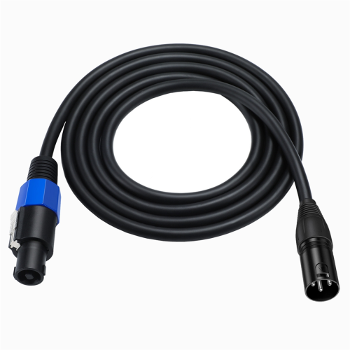 Audio kábel Speakon (samec) - XLR (samec) 1