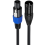 Audio kábel Speakon (samec) - XLR (samec) 3