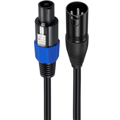 Audio kábel Speakon (samec) - XLR (samec) 2