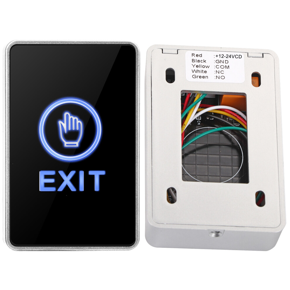 Touch Sensor Pannel No Nc Com Exit Led Light Access Control Switch Button For Home Security 8401324518554