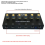 Hub de amplificadores de microfone e fone de ouvido com 6 canais e mixer de áudio. 2