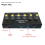 Hub de amplificadores de microfone e fone de ouvido com 6 canais e mixer de áudio. 3