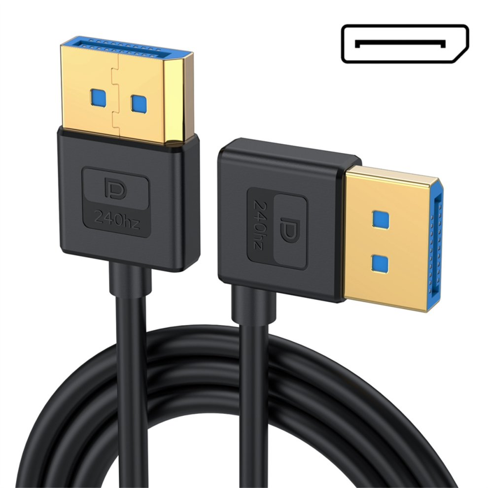 8K60hz 4K144hz Video Audio Cord For Laptop Pc Monitor,Right Bend 4851271827553