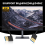 Cabo de áudio e vídeo 8K60Hz 4K144Hz para laptop/monitor de PC, com curvatura à esquerda. 3