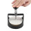 Edelstahl Hamburger Patty Maker Presse – Robust, 16cm, Schwarz 5