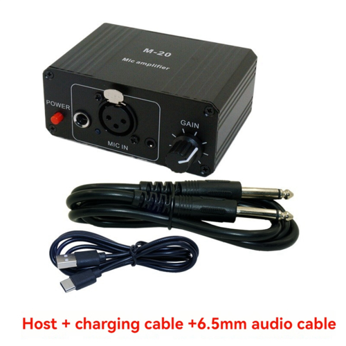 Dynamic Microphone Condenser Mic Amplifier M-20 Audio A 1
