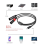 USB-Typ-C-Stecker auf 2 XLR-Stecker Stereo-Audiokabel für Verstärker, 3 Meter 4