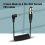 Câble auxiliaire coudé à 90 3,5 mm vers XLR 5