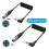 Câble auxiliaire coudé à 90 3,5 mm vers XLR 4