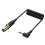 Câble auxiliaire coudé à 90 3,5 mm vers XLR 1