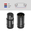 Male & Female Compact XLR Microphone Solder Adapter Adjustable 90 5