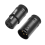 Male & Female Compact XLR Microphone Solder Adapter Adjustable 90 3