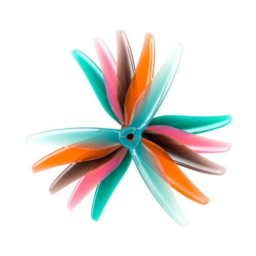 24 Stück 51466 V2 FPV-Propeller, 5 Zoll, 3-Blatt-Propeller, orange 2