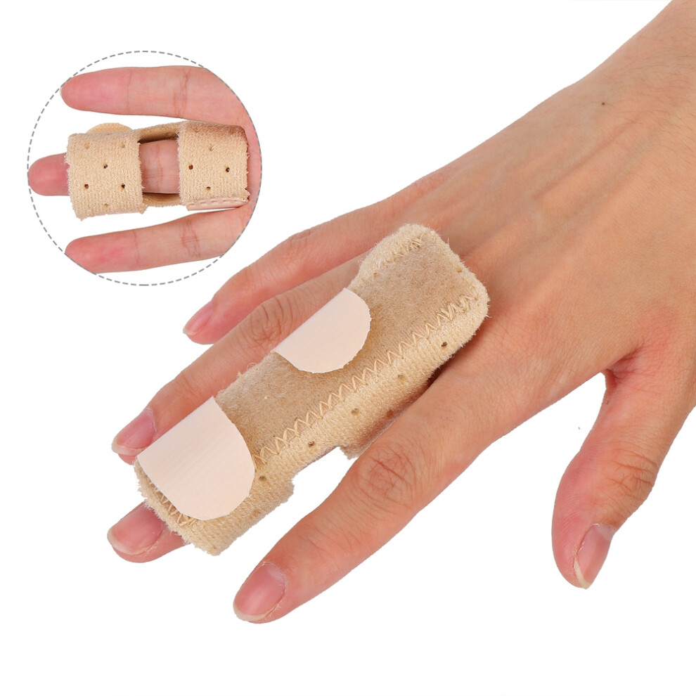 Light Adjustable Hand Support Finger Guard Splint Protection Injury Recovery Brace (With Hole)