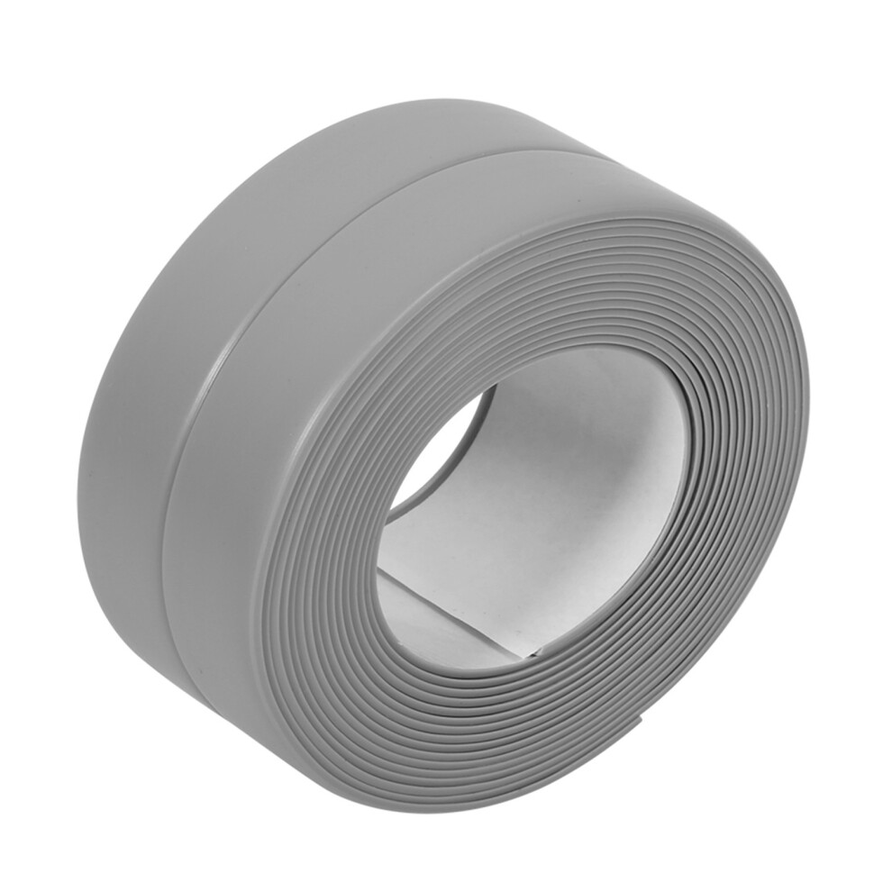 Self Adhesive Bath And Wall Sealing Strip Sink Basin Edge Trim Kitchen (#3 Grey 38Mm X 3.2M) 9401324520235