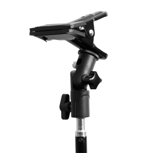 Supporto per clip in metallo riflettente da 1/4" a 3/8" con vite 1