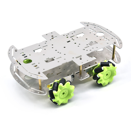 For DIY 4WD Aluminum Mecanum Robot Two-Layer Bottom Board 2