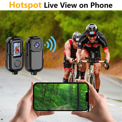 1080P Mini Wifi Camera Draagbare Body Camera Action Cam - Zwart 2