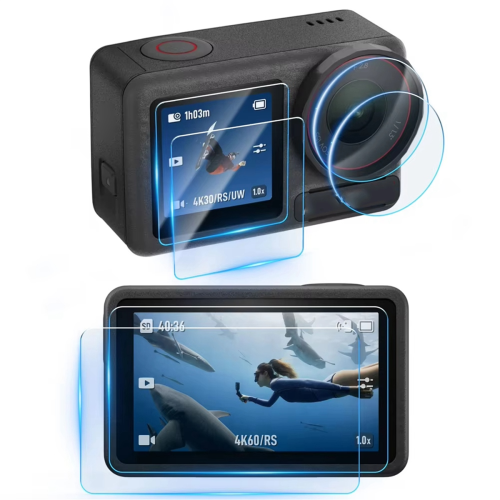 Voor Action 5 Pro Camera Lens Cover HD Screen Protector 1