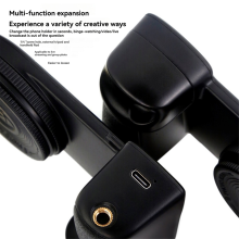 Impugnatura per otturatore della fotocamera Bluetooth - Maniglia per selfie con luce di riempimento