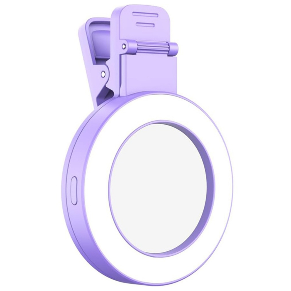 3 Modes Selfie Clip 180 Rotatable Ring Light