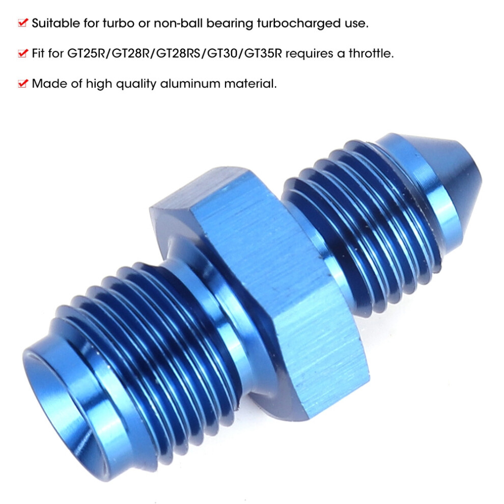 3An Turbo Oil Feed Restrictor Fitting Fit For T25/T28 Gt25r Gt28r Gt30r Gt35r 7611324523552