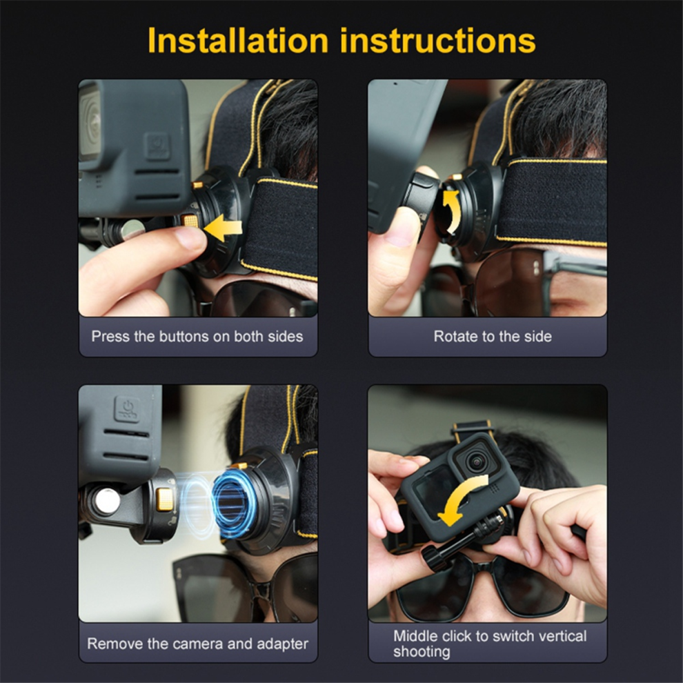 Camera Quick Release Head Strap For Gopro12 Sports Camera 4853878244498