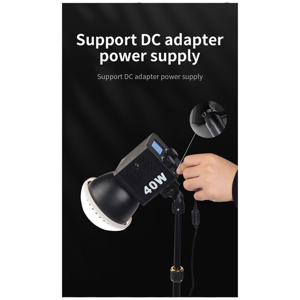 M60 Handle Photo Studio Cob Bi-Color Cct 2500-6500K Eu Plug Light 4853878240889