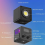 60W Photography Fill Light Portable COB RGB Video Light EU Plug 5