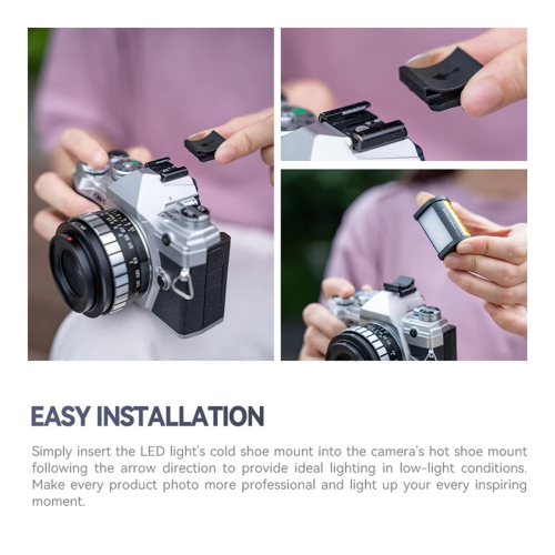 Fill Light Video Light Magnetisk montering 3000/4500/6000K Retrofilm 2
