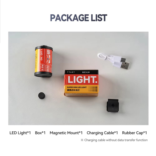 Fill Light Video Light Magnetisk montering 3000/4500/6000K Retrofilm 1