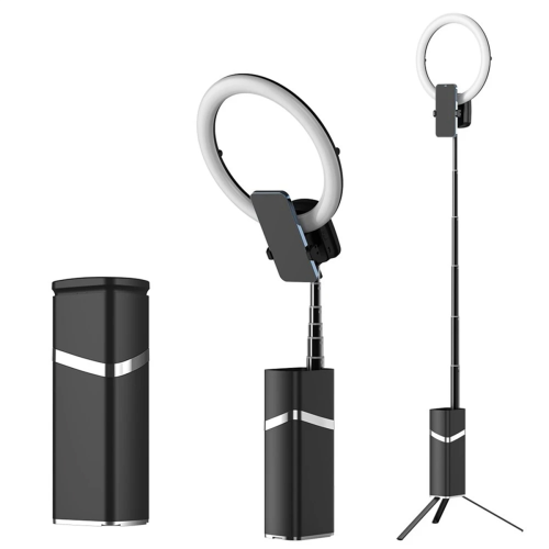 Mini-LED-Stativ für Live-Streaming, Schwarz