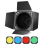 BD-04 Abschirmklappenfilter mit Wabengitter und 4-Farben-Gelfilter 6