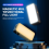 Mini luz de relleno magnética para selfies, iluminación ajustable, recargable 2