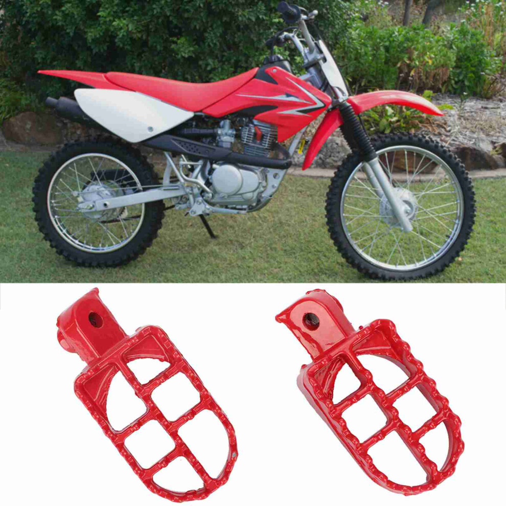 2Pcs Motorcycle Dirt Bike Aluminum Rider Passenger Footrest Pegs Footstools Floorboards 8281324523839