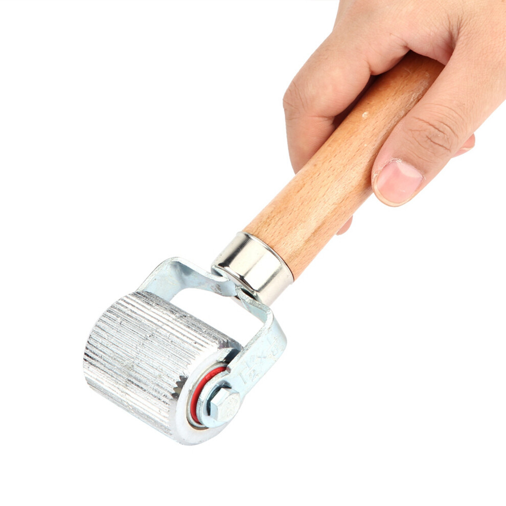 Car Wheel Wooden Handle Tire Patch Repair Stitcher Ball Bearing Roller Repair Tool Large 4401324524184