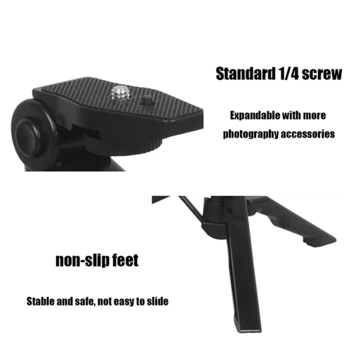 Smartphone Vlogging Kit with Tripod Microphone LED Fill Light 2