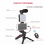 Smartphone Vlogging Kit with Tripod Microphone LED Fill Light 6
