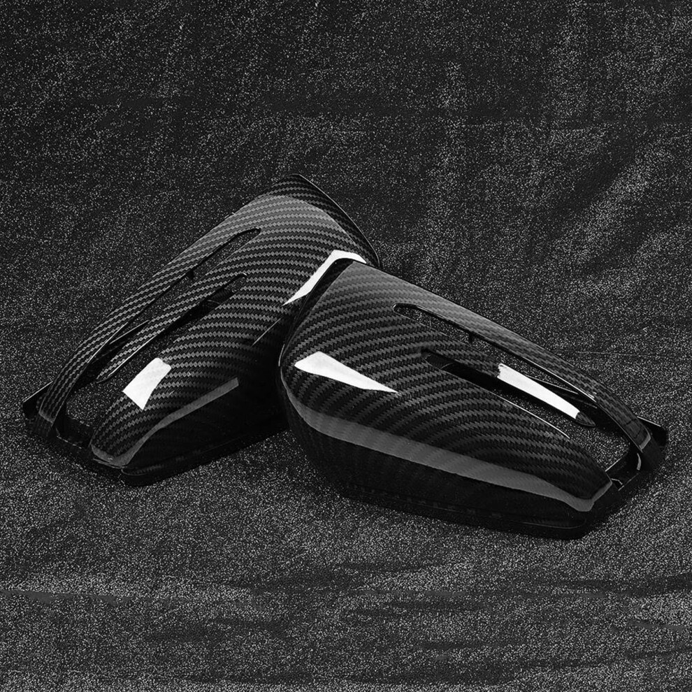 2Pcs Rear View Mirror Cover Cap Fit For Benz Aclass W176 20122017 8201324524643