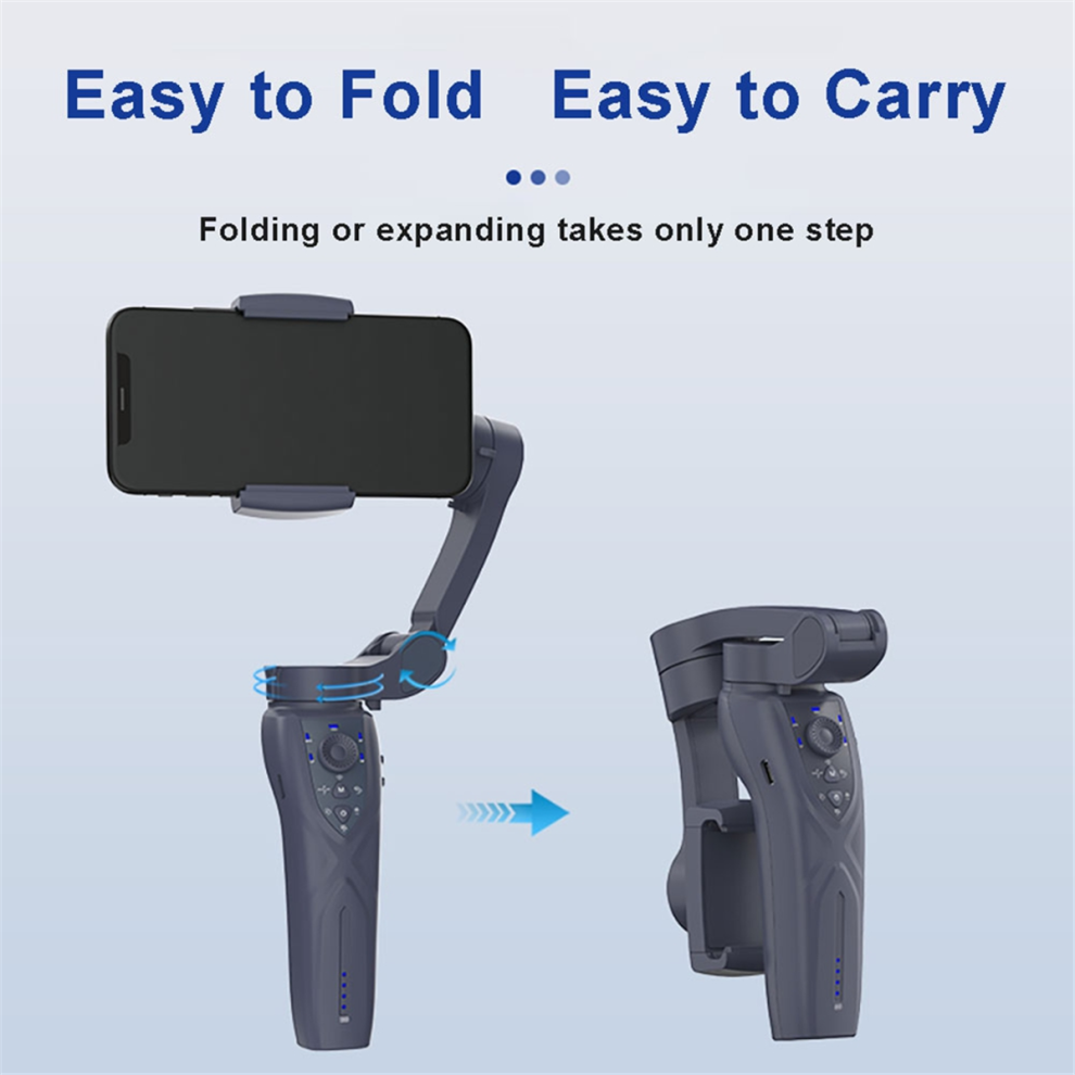F12 3- Gimbal Stabilizer,Led Ing Light 4853878250307