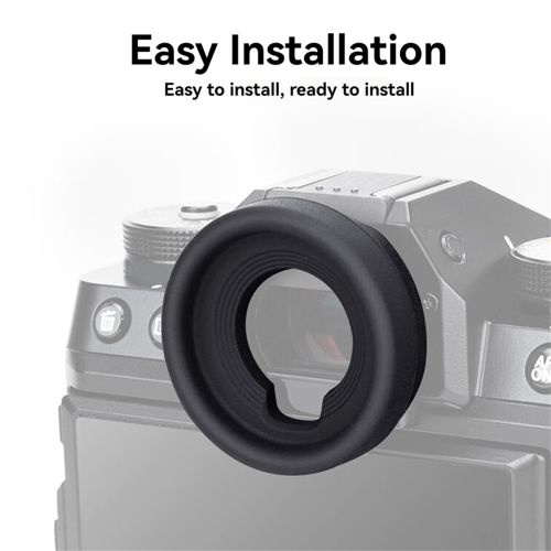 Silicone Round Eyecup Viewfinder for Cameras 1