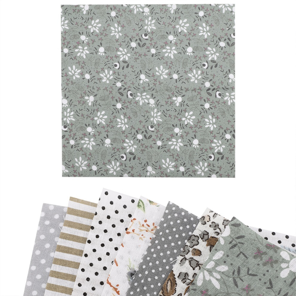 3 Types 7Pcs 50*50Cm Cotton Fabric Diy Assorted Squares Precut Bedding Suite Quarters Bundle 8791324524588