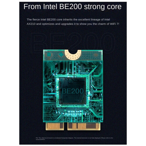 BE200 WIFI 7 Wireless Wifi Card Tri-Band M.2 NGFF Network Adapter 2