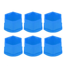 Nabenmutterabdeckung 21mm Auto-Radschutz Diebstahlsicherung Blau Packung mit 20 Stück