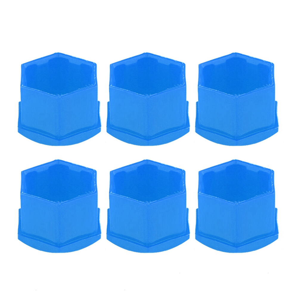 20Pcs 21Mm Nut Car Wheel Auto Hub Screw Protection Anti Theft Cover Cap Blue 8761324525410