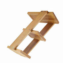 3 Tiers Bamboo Desktop Potted Plant Flower Holder Storage Rack Shelf