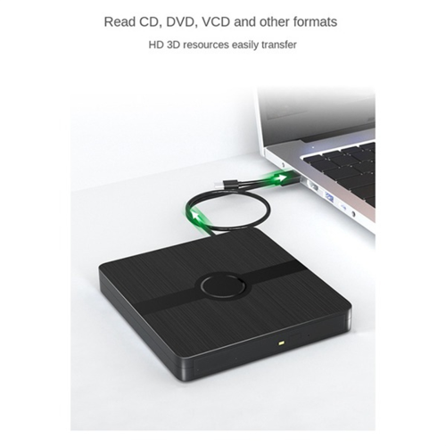 USB3.0 Portable Optical Drives CD DVD Burner Player Reader for Laptop 2