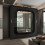 (Black, 150cm) Virginia Mirrored Sliding Wardrobe with LED Light 3