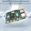 Rock Pi 4C RK3399 Einplatinencomputer LPDDR4 4GB für Android 10.0 2